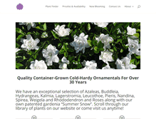 Tablet Screenshot of budsandbloomsnursery.com